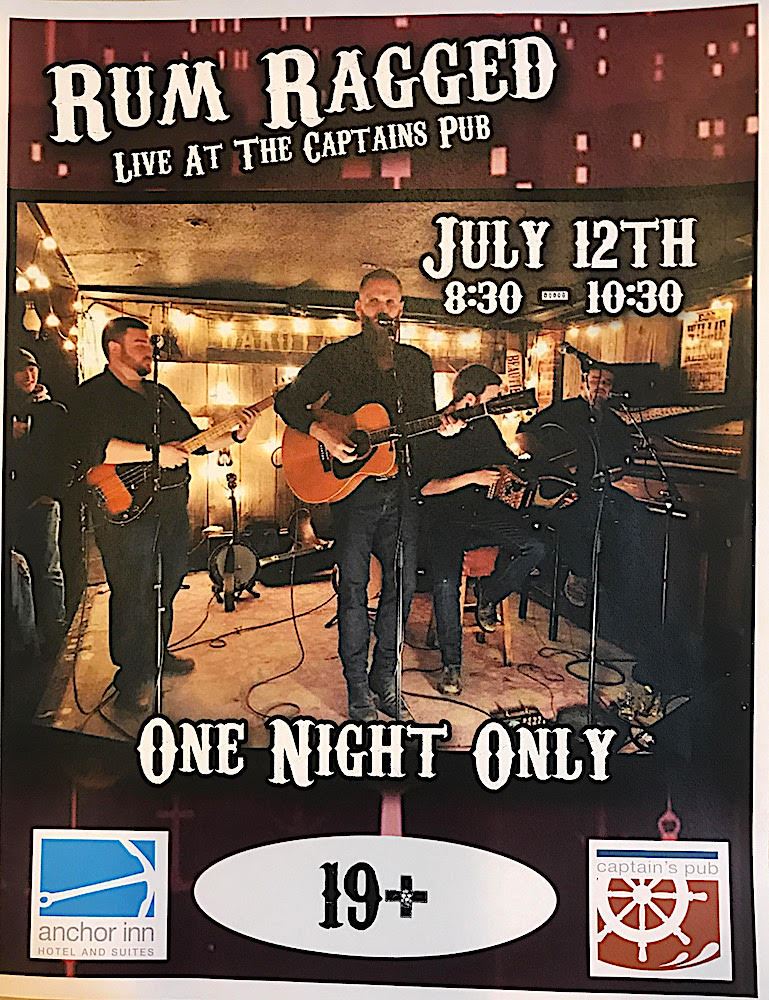 Rum Ragged at Captain's Pub on 12 July 2017 in Twillingate